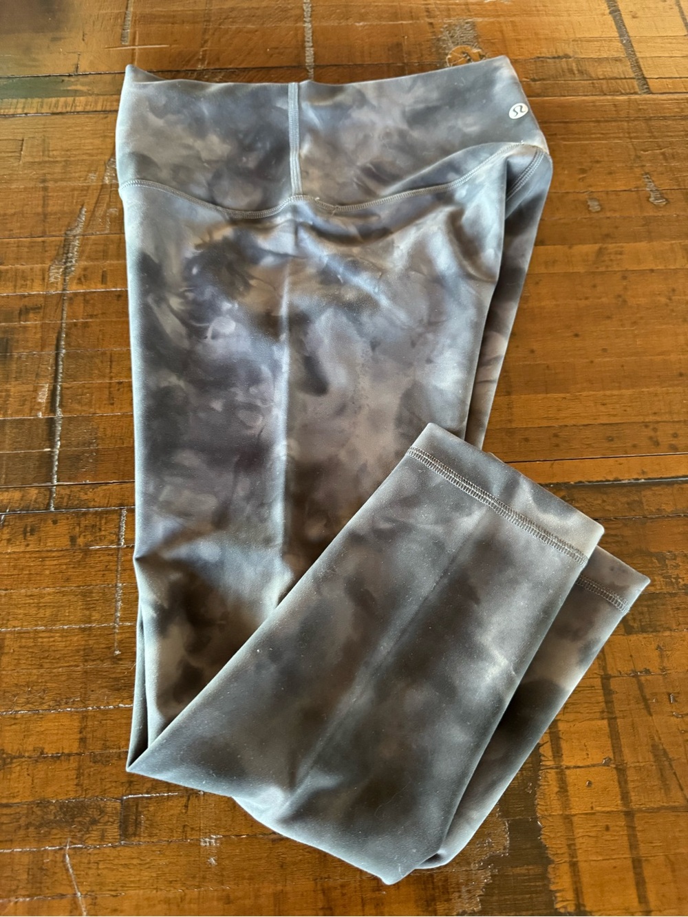 lululemon athletica Women's Gray Marbled Leggings